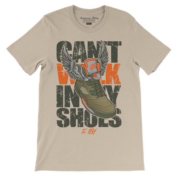 To Fly Tee Shirt ART ON SHIRTS Small Soft Cream