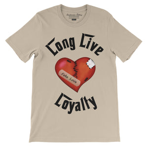 No Loyalty Short-Sleeve T-Shirt Shirt ART ON SHIRTS Small Soft Cream 