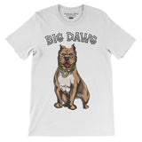 Big Dawg Short Sleeve T-shirt Shirt ART ON SHIRTS Medium White 