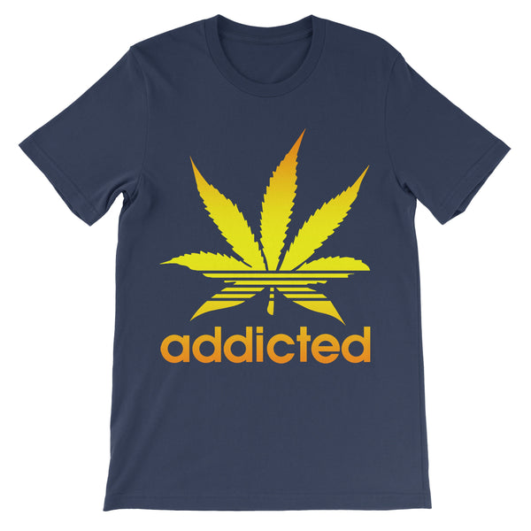 Addicted Short-Sleeve T-Shirt Shirt ART ON SHIRTS Small Navy