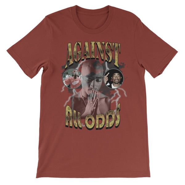 Against All Odds Shirt ART ON SHIRTS Small Rust 