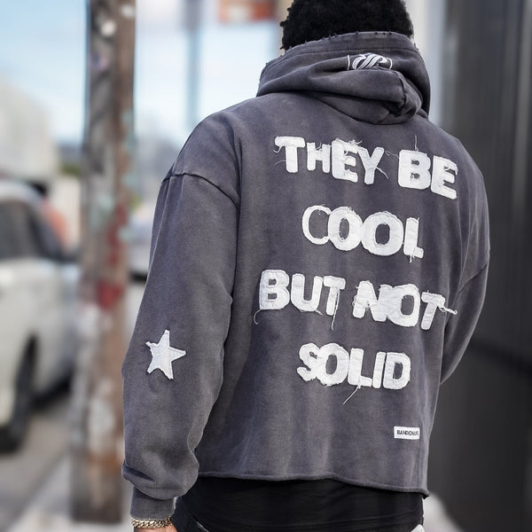 Gray Popular Loner Hoodie hoodie Bandionaire Clothing 
