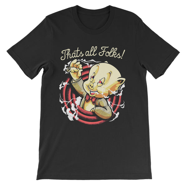 Thats All Folks Short-Sleeve T-shirt - Bandionaire Clothing