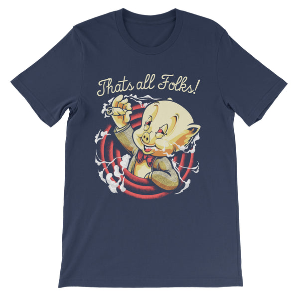 Thats All Folks Short-Sleeve T-shirt - Bandionaire Clothing