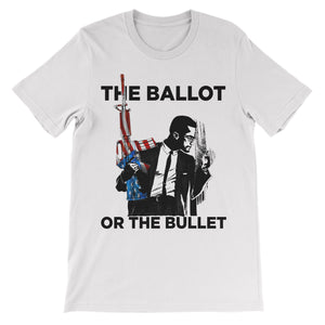 SHORT-SLEEVE BALLOT OR BULLET T-SHIRT - Bandionaire Clothing