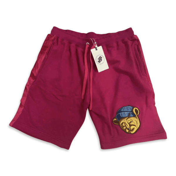 Perseverance Bear Shorts shorts ART ON SHIRTS Small Berry 